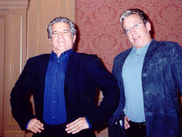 Michael Lembeck and Tim Allen strike manly poses