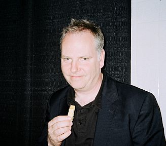 Guy Maddin and his biscotti