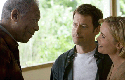 Morgan Freeman, Greg Kinnear, Radha Mitchell