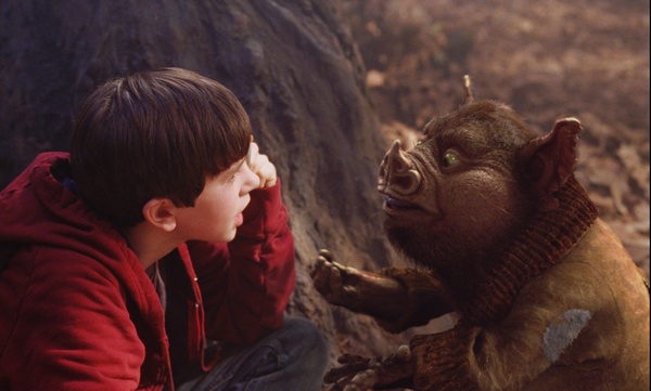 Freddie Highmore and friend